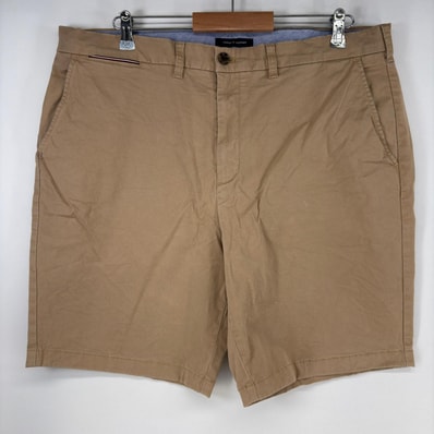 古着 トミーヒルフィガー TOMMY HILFIGER ショートパンツ チノパン ワンポイント ハーフパンツ 大きいサイズ w40 ベージュ メンズ
