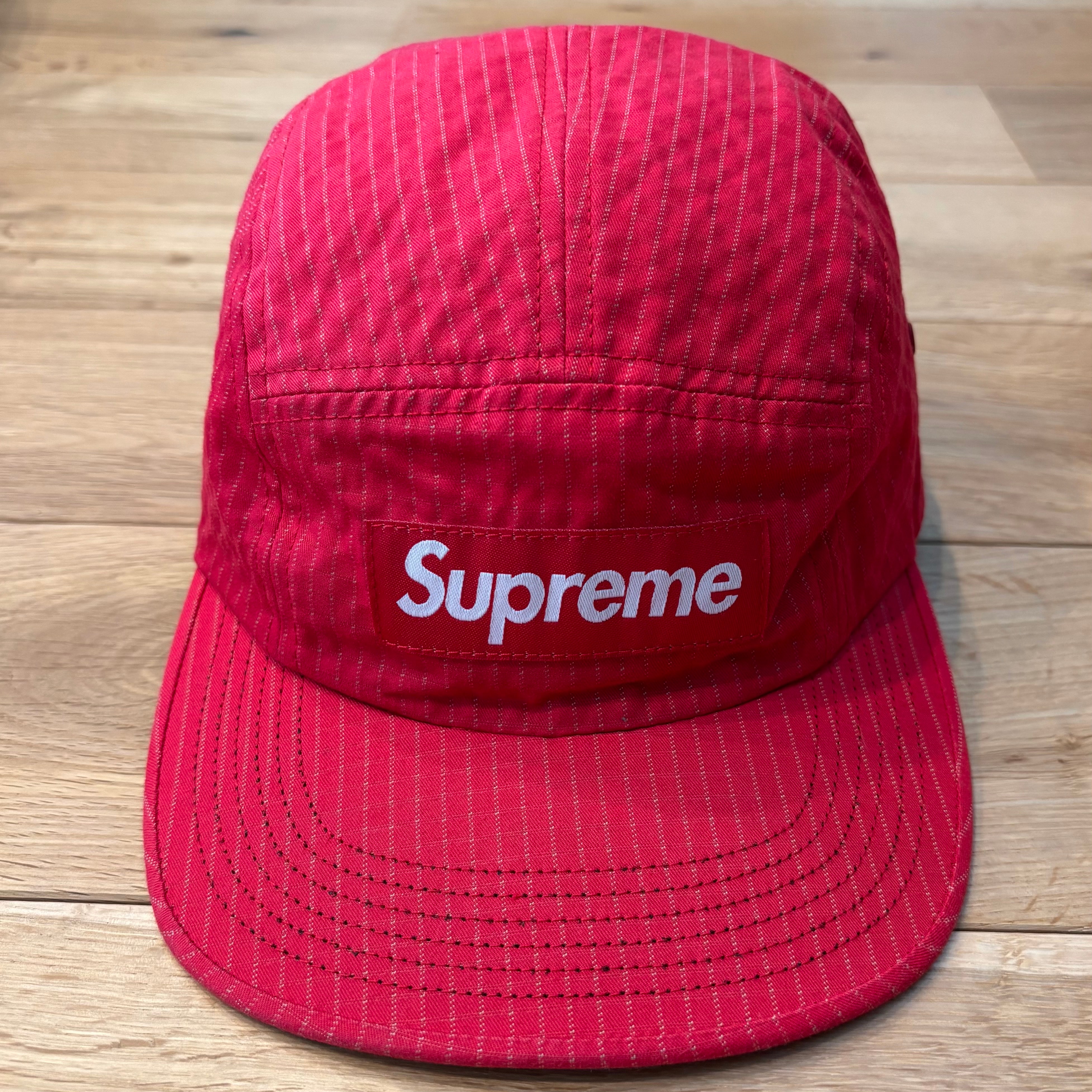 Supreme Overdyed Ripstop Camp Cap キャップ シュプリーム リップストップ 赤