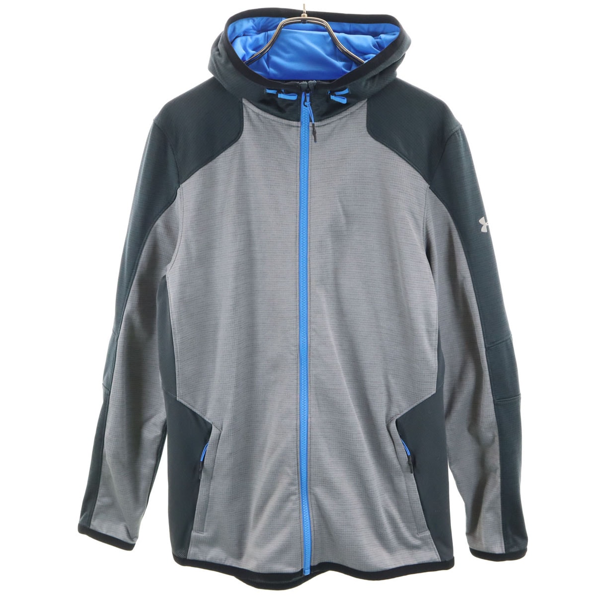 UNDER ARMOUR アンダーアーマー トレーニング コールドギア リアクター ジャケット LG グレー
