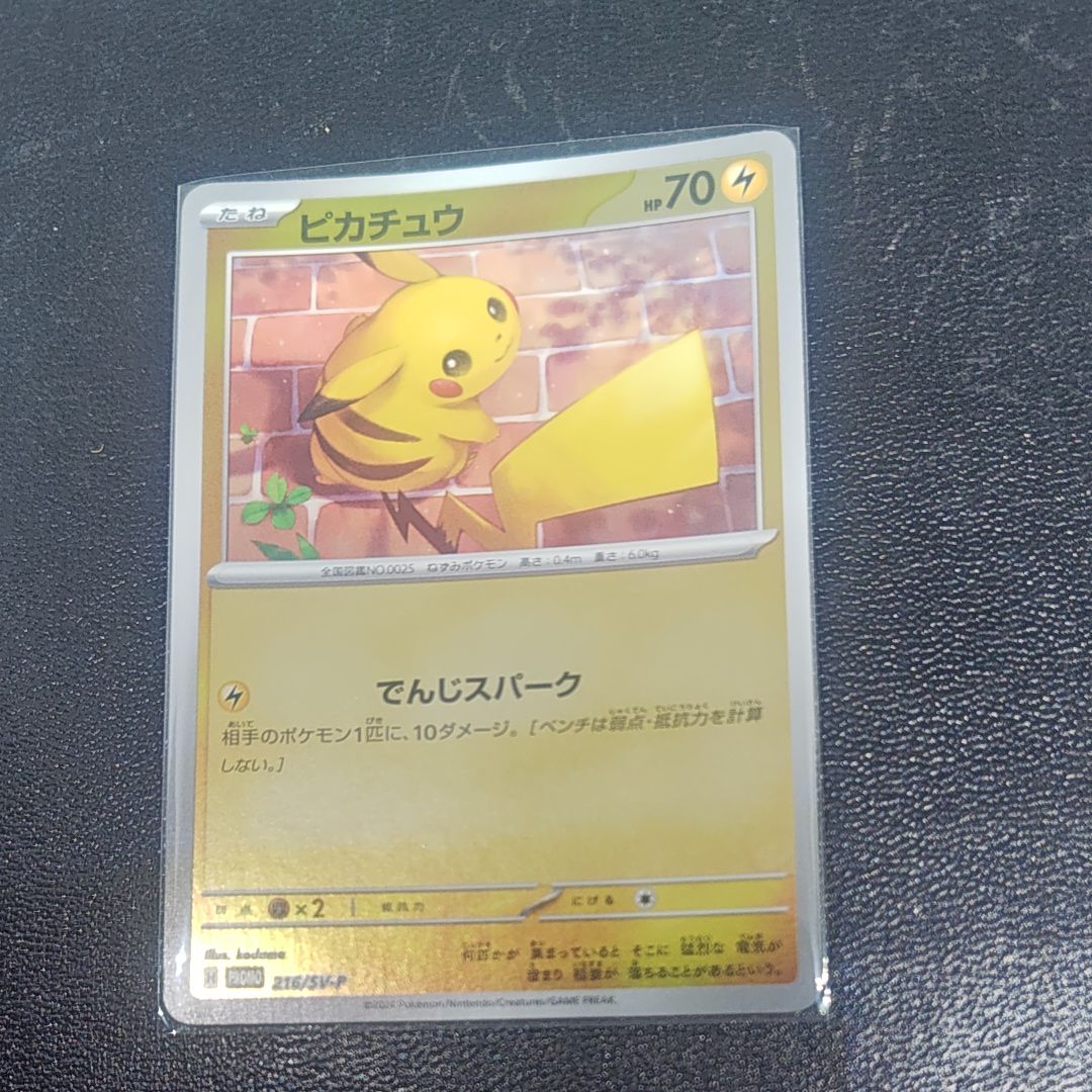 ピカチュウ P [SV-P 216](プロモカードパック「ポケカの夏がキタ!プロモカードGetキャンペーン!」)