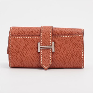 エルメス HERMES ベアン コンスタンス ヴォーエプソンxメタル □J刻印 2006年 キーケース【中古】