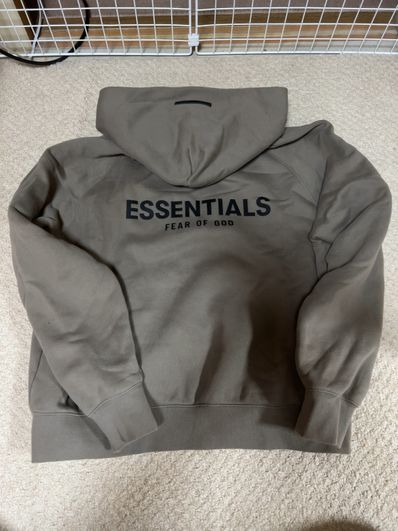 FEAR OF GOD ESSENTIALS Pull-Over Hoodie "Taupe"