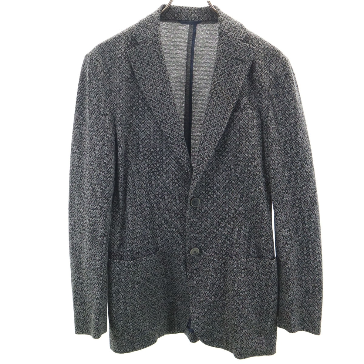ETRO エトロ イタリア製 テーラードジャケット 44 ブラック アンコン