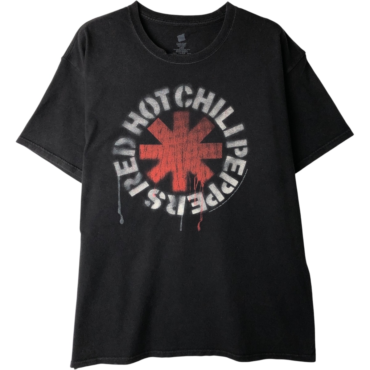 古着 00年代 ヘインズ Hanes HEAVYWEIGHT RED HOT CHILI PEPPERS レッドホットチリペッパーズ バンドTシャツ バンT メンズL相当/eaa612278