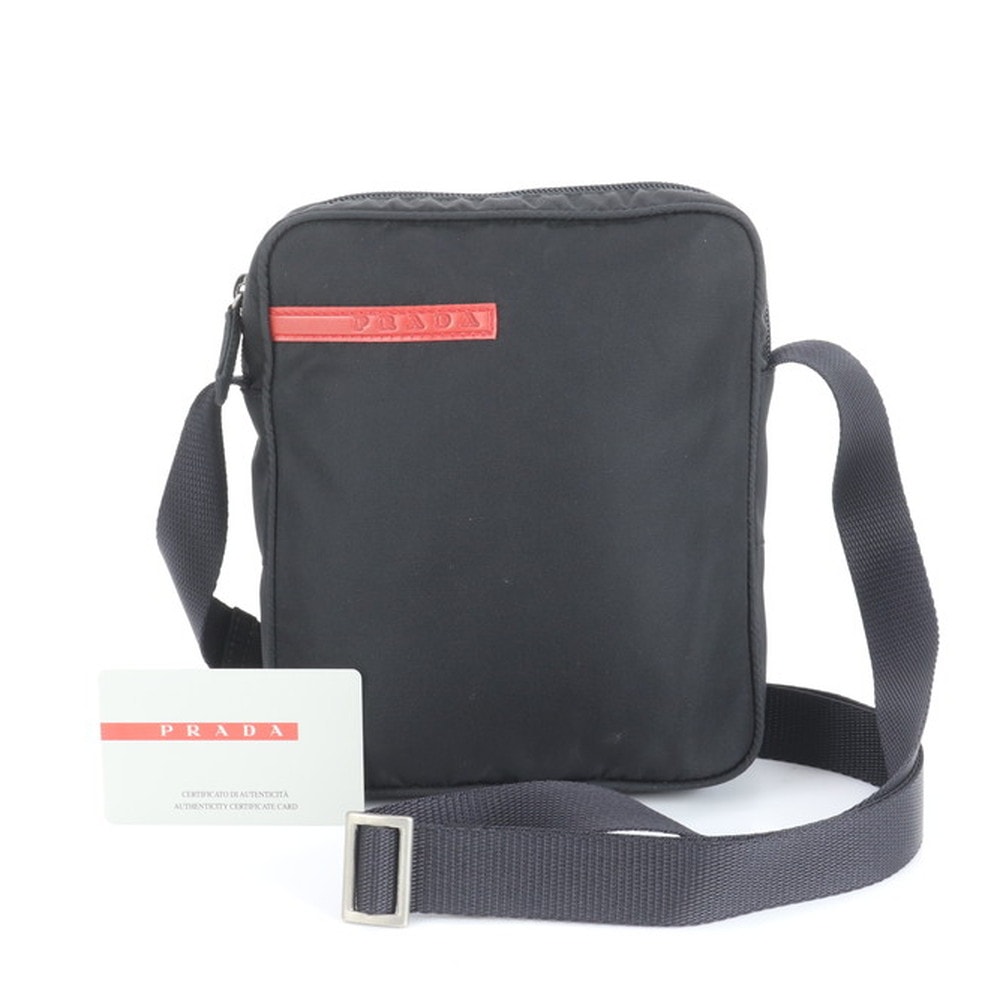 ■極美品 プラダ テスート ナイロンスポーツ B8674 ショルダーバッグ