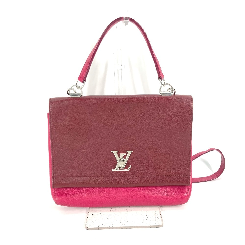 ルイヴィトン LOUIS VUITTON ロックミー2 バイカラー 2WAY ショルダーバッグ 斜め掛け ハンドバッグ レザー パープル