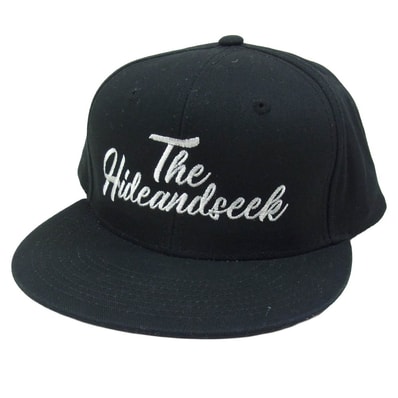 HideandSeek ハイドアンドシーク キャップ 23SS BASEBALL CAP ロゴ刺繍 ベースボール キャップ 帽子 ブラック系【新古品】【未使用】【中古】