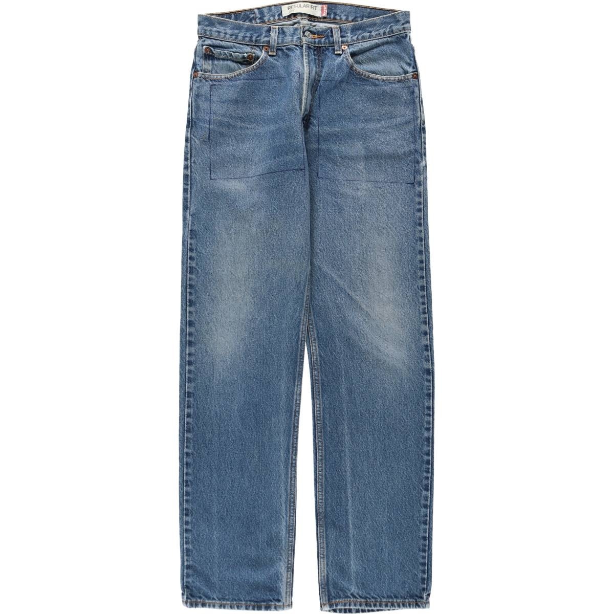 古着 リーバイス Levi's 505 REGULAR FIT テーパードデニムパンツ メンズw32相当/eaa634159
