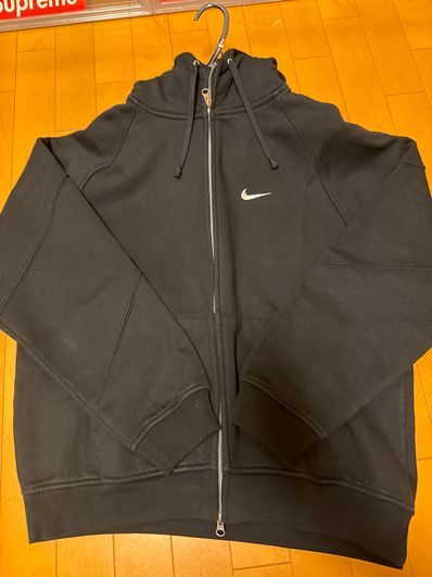 Supreme x Nike Zip Up Hooded Sweatshirt "Black"