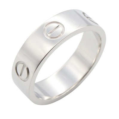 カルティエ CARTIER ラブリング リング・指輪 ジュエリー K18WG(ホワイトゴールド) レディース シルバー系 B4084700 【中古】