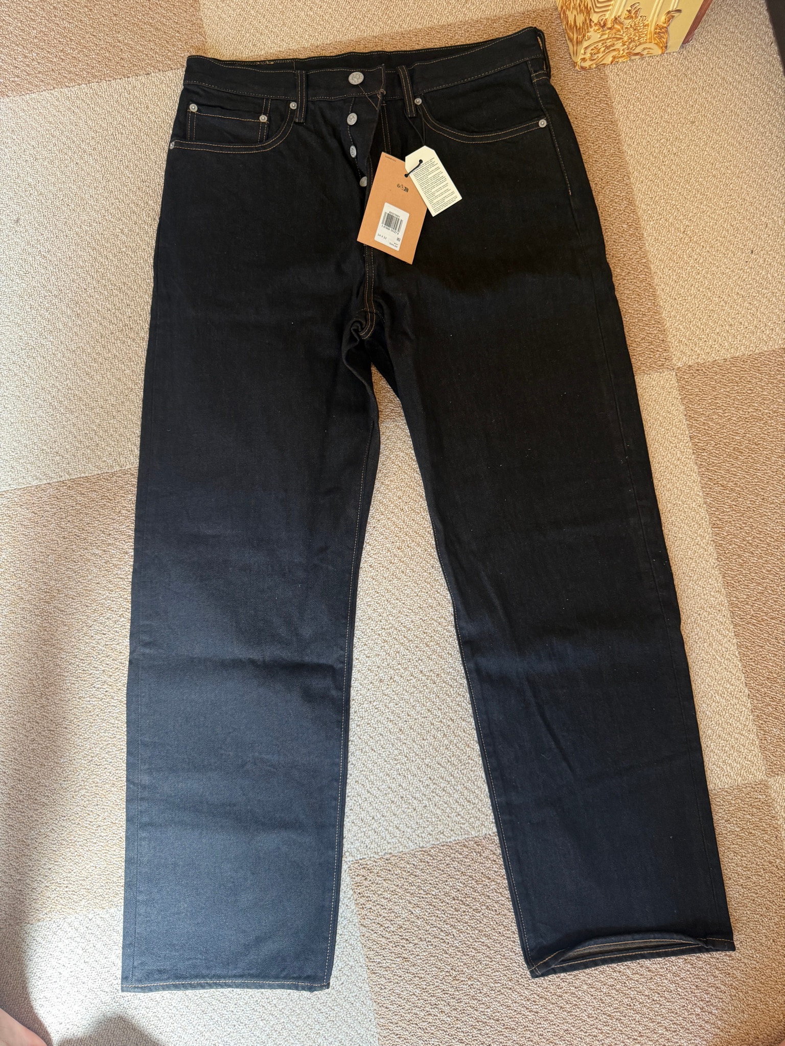 Stussy x Levi's Crispy Rinse Jean "Black/Brown"