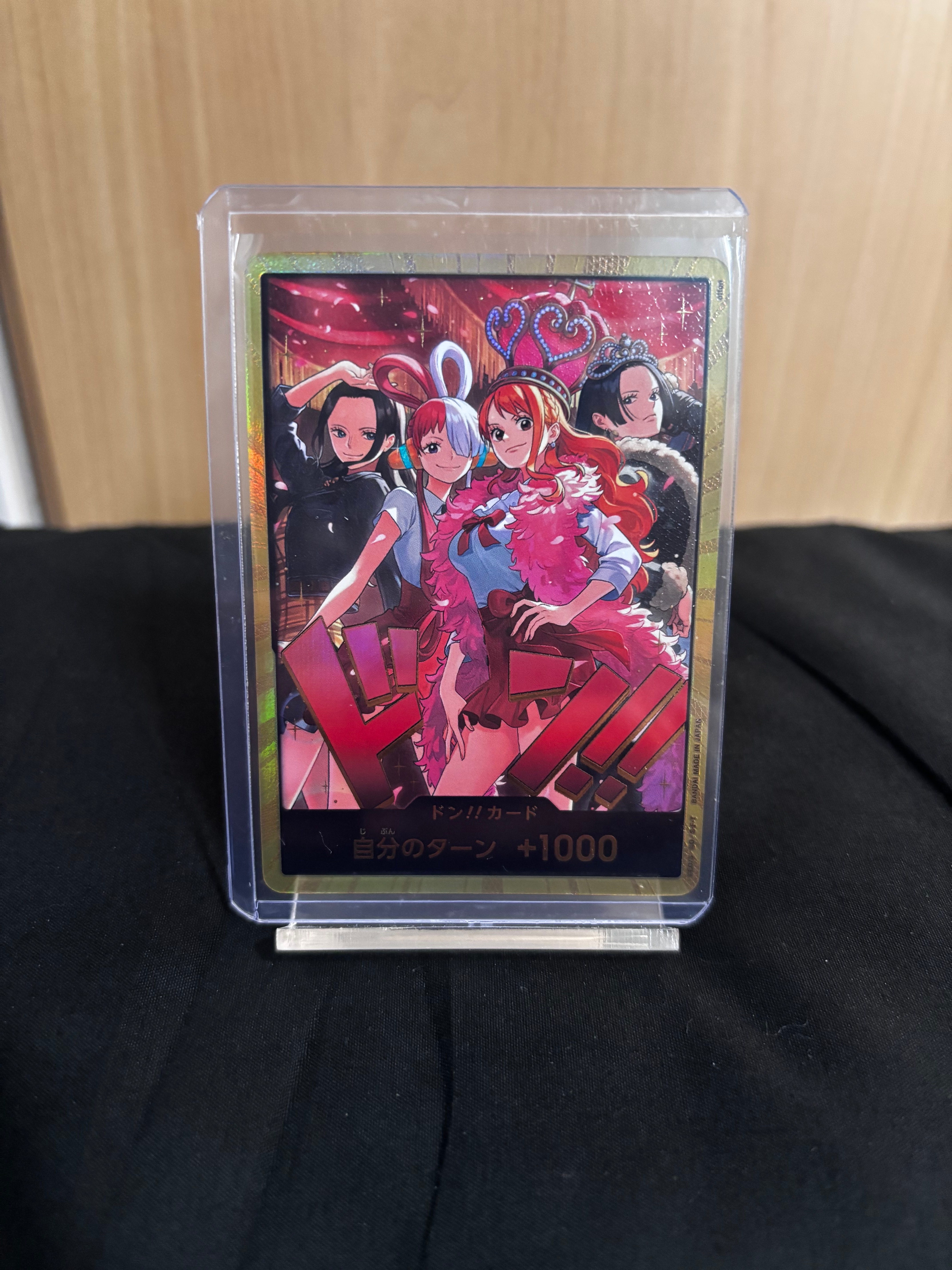 ドン!!カード : ロビン&ウタ&ナミ&ハンコック スーパーパラレル [開封済み](エクストラブースター「ワンピース ヒロインズエディション スペシャルセット」)