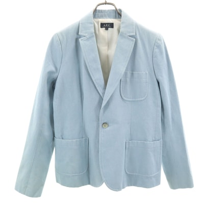 A.P.C. アーペーセー フランス製 オールド デニム テーラードジャケット S ブルー