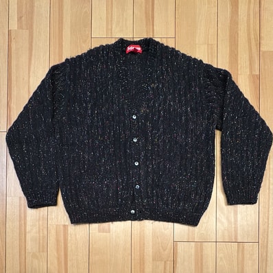 Supreme Confetti Cardigan "Black"