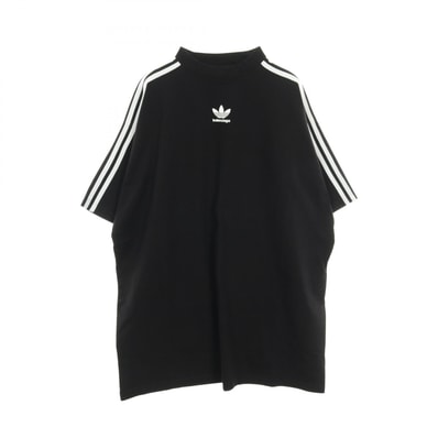 バレンシアガ BALENCIAGA BALENCIAGA × adidas カットソー 衣料品 トップス コットン メンズ ブラック系 / ホワイト系 【中古】