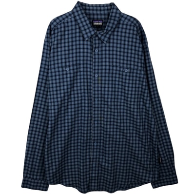 古着 パタゴニア Patagonia ORGANIC COTTON オーガニックコットン 53837FA19 長袖 コットンチェックシャツ メンズL相当/eaa643338