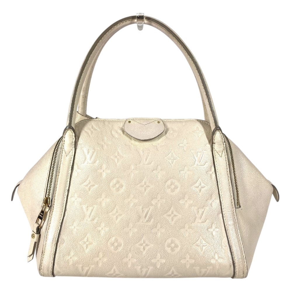 ルイヴィトン LOUIS VUITTON マレMM マレ MM M41039 モノグラムアンプラント トートバッグ カバン 肩掛け ハンドバッグ モノグラムアンプラントレザー ネージュ ホワイト