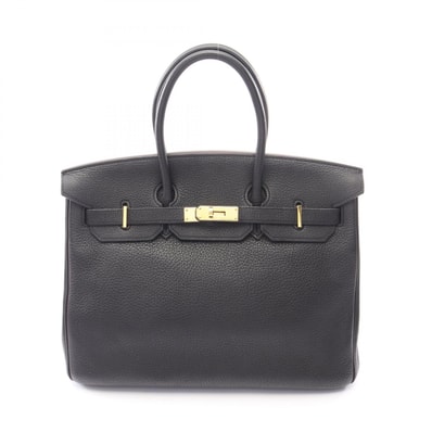 エルメス HERMES バーキン35 ハンドバッグ バッグ レザー トゴ トゴ □K刻印(2007年製造) レディース ブラック系 【中古】