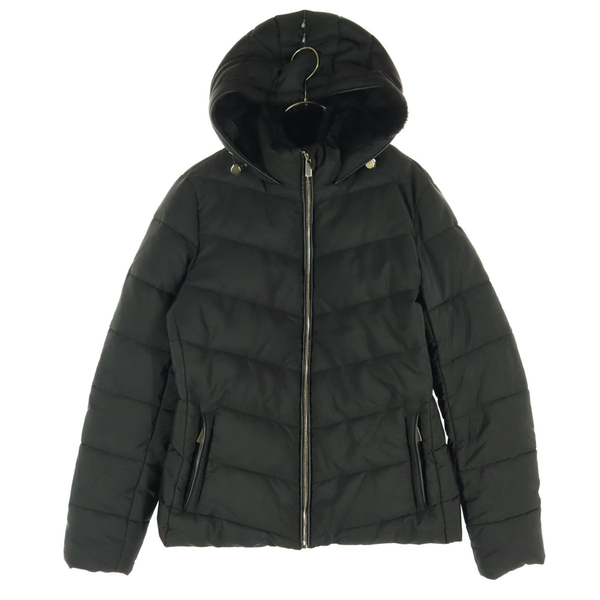 ZARA ザラ 長袖 中綿ジャケット M ブラック