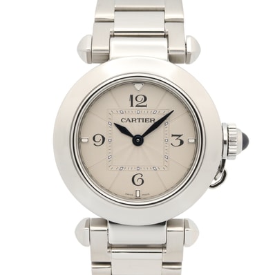 カルティエ CARTIER パシャ ドゥ カルティエ 腕時計 時計 ステンレススチール レディース シルバー系 WSPA0021 【中古】