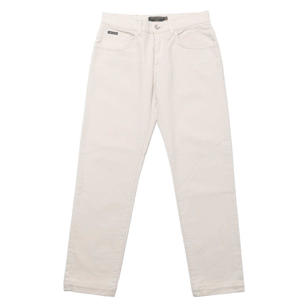 ■美品■DOLCE&GABBANA ドルチェアンドガッバーナ BOY FRIEND ボーイフレンド デニムパンツ サイズ40 テーパード ブランド古着【中古】20260204/RA7513