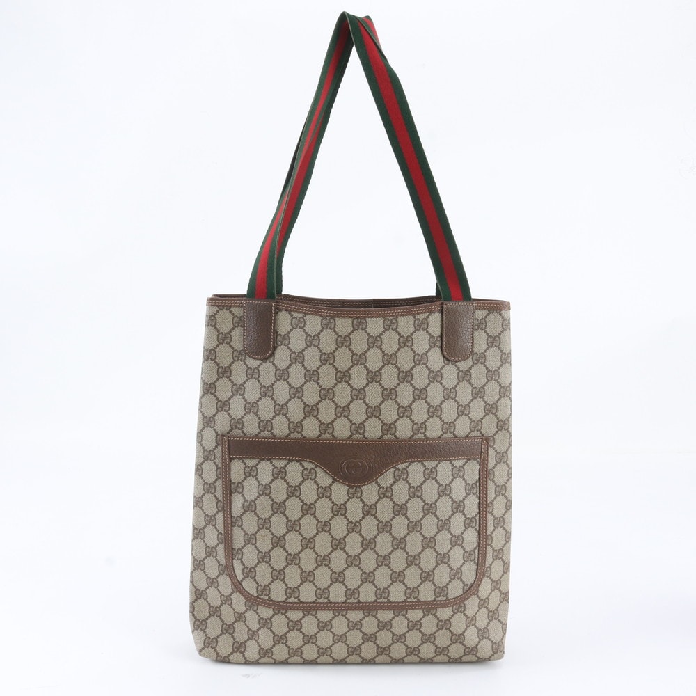 ■美品 グッチ GGスプリーム シェリー ライン002 58 6487