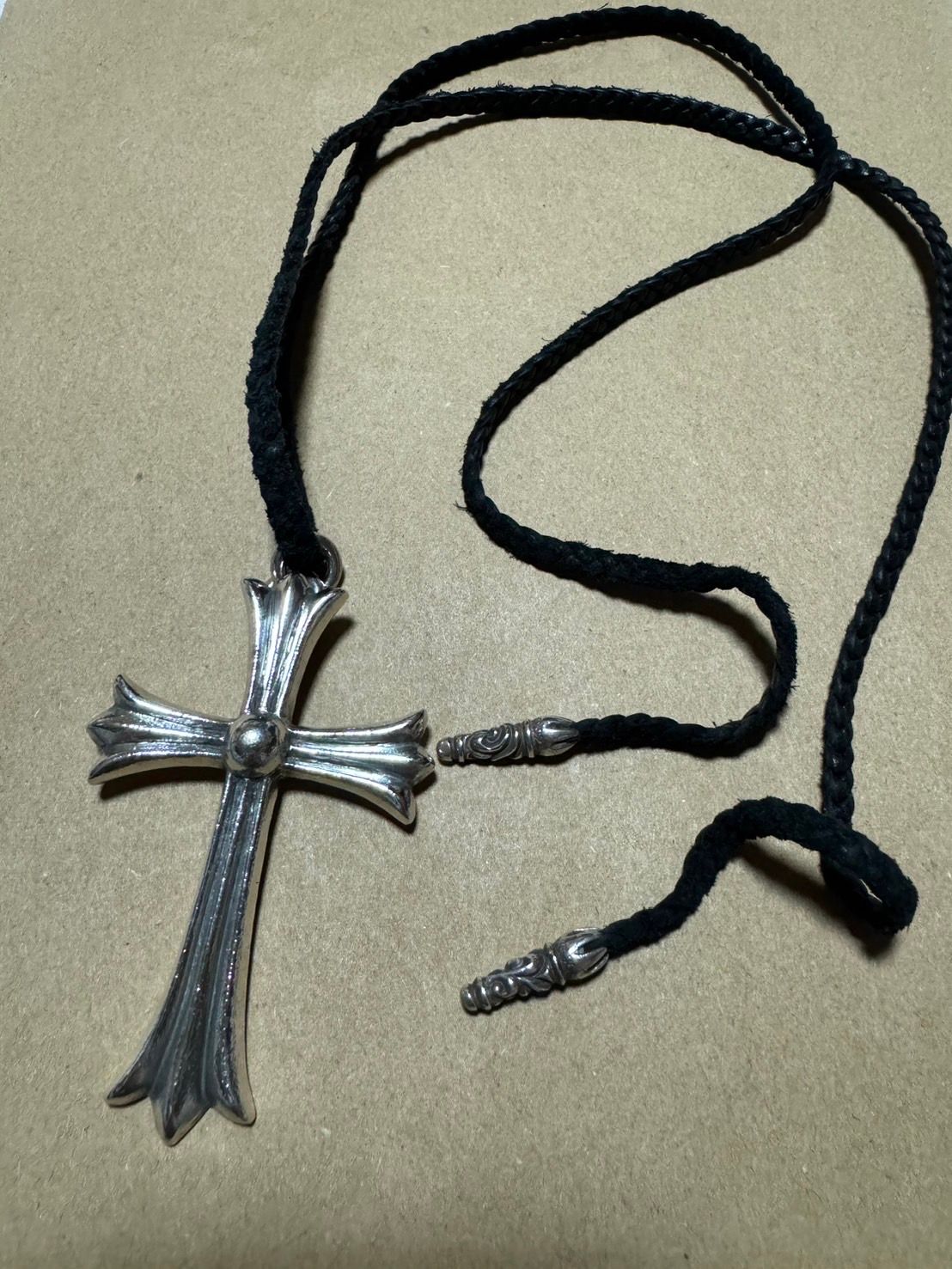 Chrome Hearts Large CH Cross Pendant "Silver"