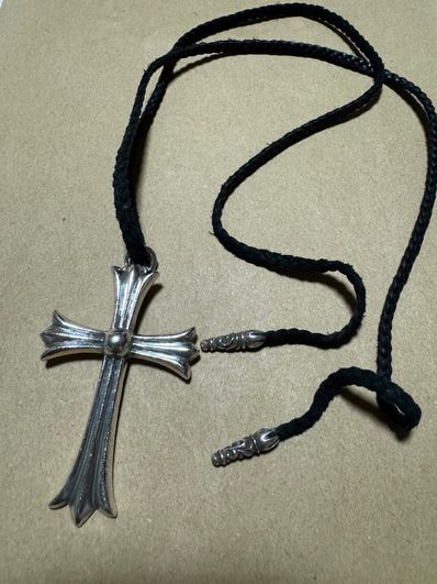 Chrome Hearts Large CH Cross Pendant "Silver"