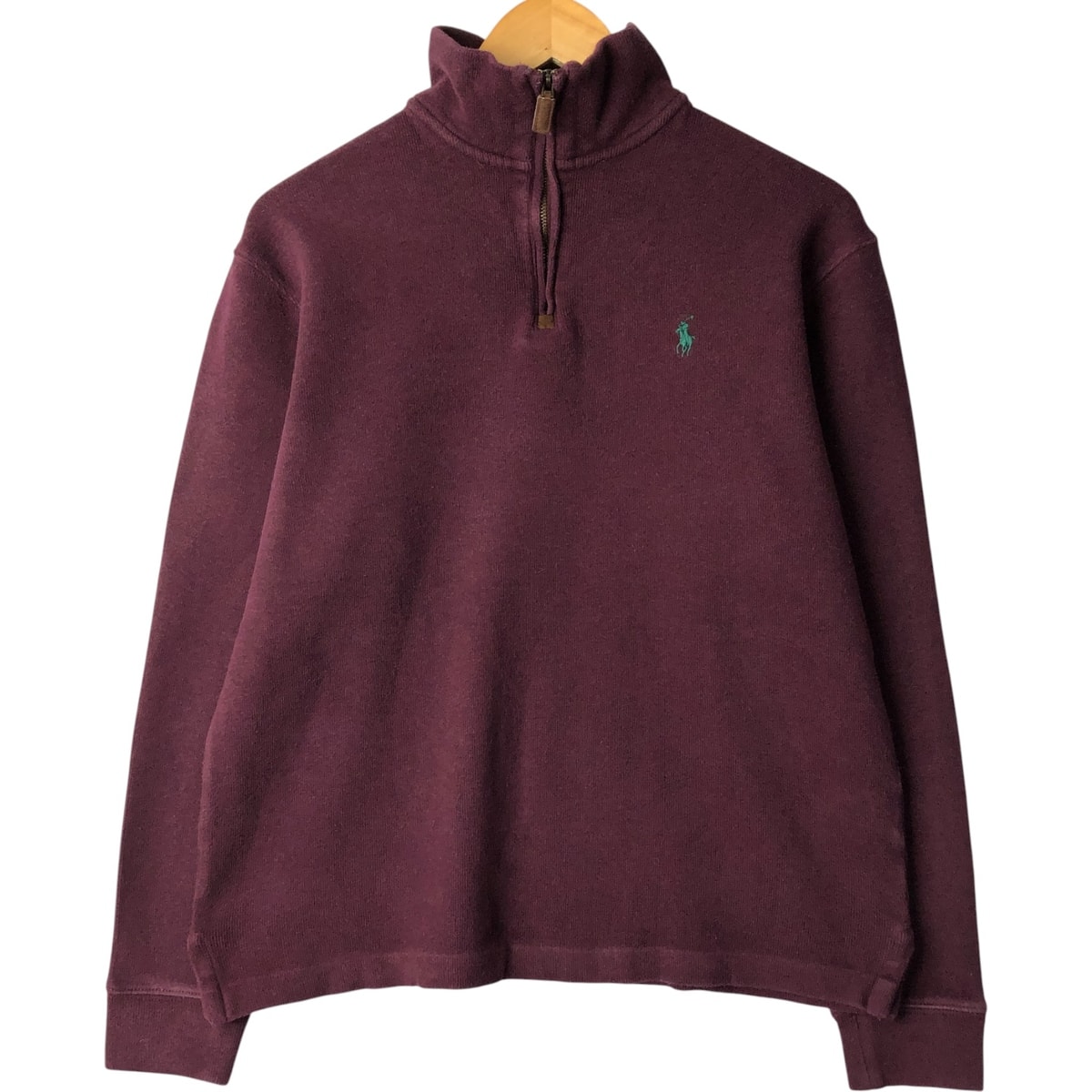 古着 ラルフローレン Ralph Lauren POLO RALPH LAUREN ハーフジップスウェットシャツ トレーナー メンズM相当/eaa590095