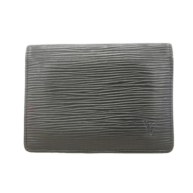 【6ic3485】ルイヴィトン パスケース エピ ポルト2カルトヴェルティカル M63202 ノワール【中古】メンズ レディース ユニセックス