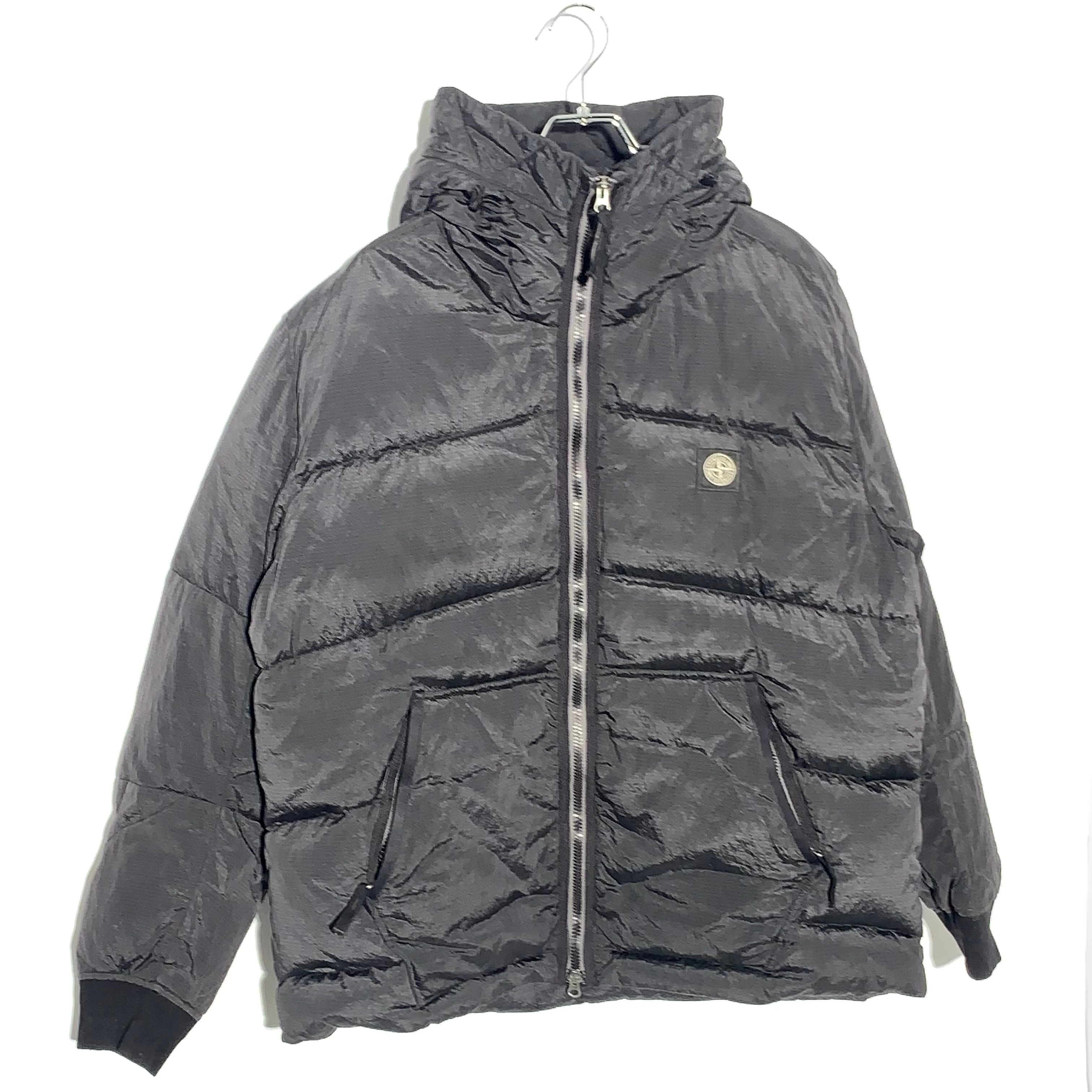 STONE ISLAND 19AW NYLON METAL WATRO RIPSTOP DOWN-TC Black