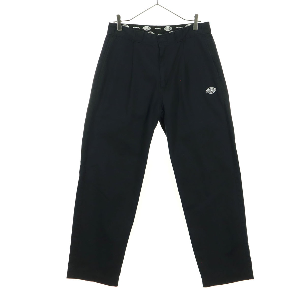 Dickies ディッキーズ ワンポイントロゴ ワークパンツ 30 ブラック
