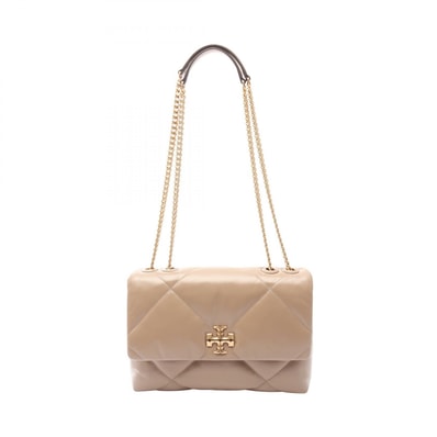 トリーバーチ Tory Burch キラ ショルダーバッグ バッグ レザー レディース ベージュ系 154704250 【中古】