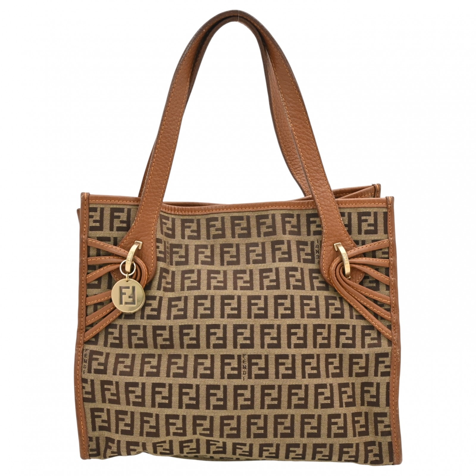 D (傷や汚れあり)】フェンディ FENDI ズッキーノ トートバッグ バッグ