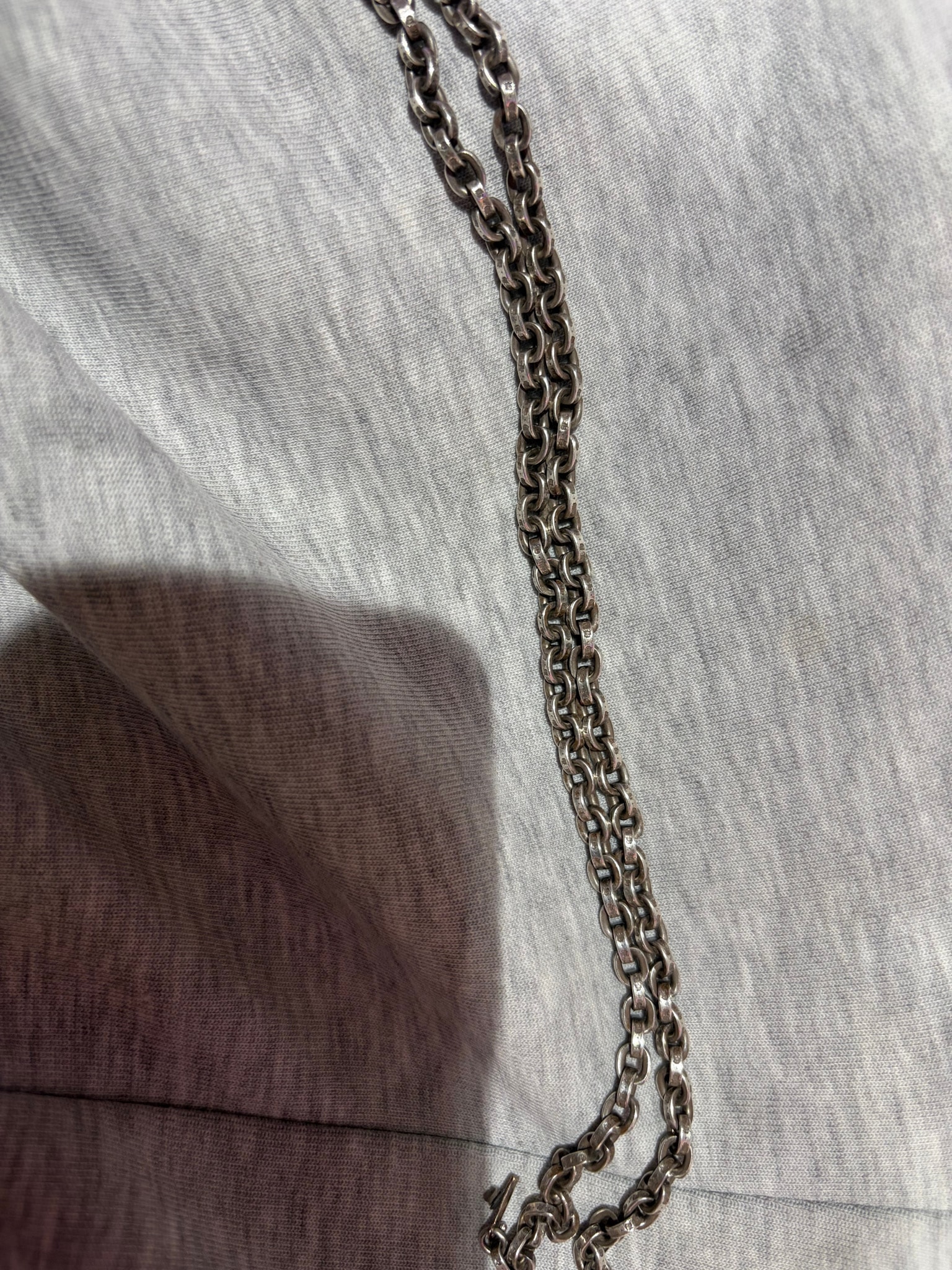Chrome Hearts Paper Chain Necklace "Silver"