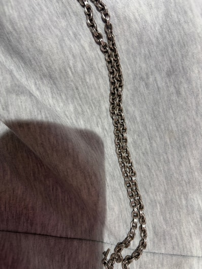 Chrome Hearts Paper Chain Necklace "Silver"