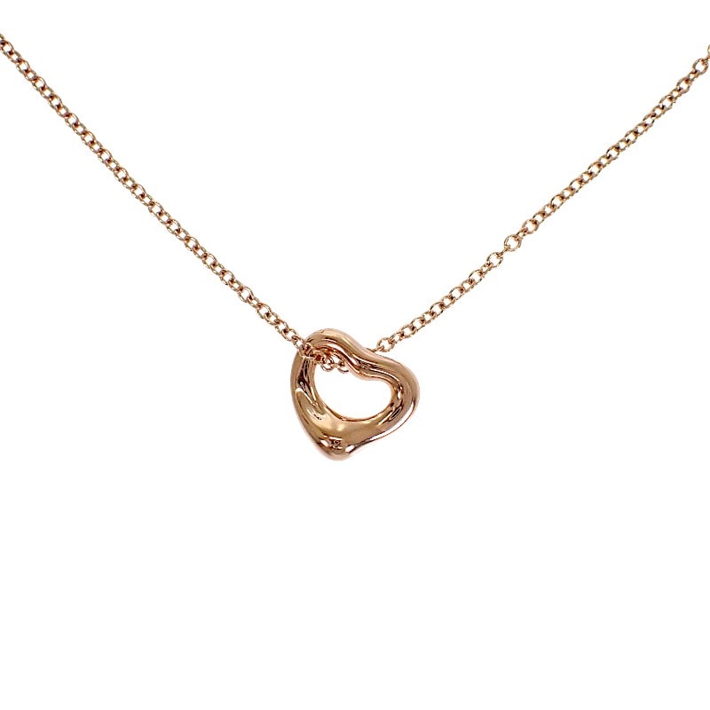 ティファニー TIFFANY&Co. エルサ・ペレッティ オープンハート ペンダント 60957428 ネックレス K18ピンクゴールド ゴールド レディース【中古】【Aランク】