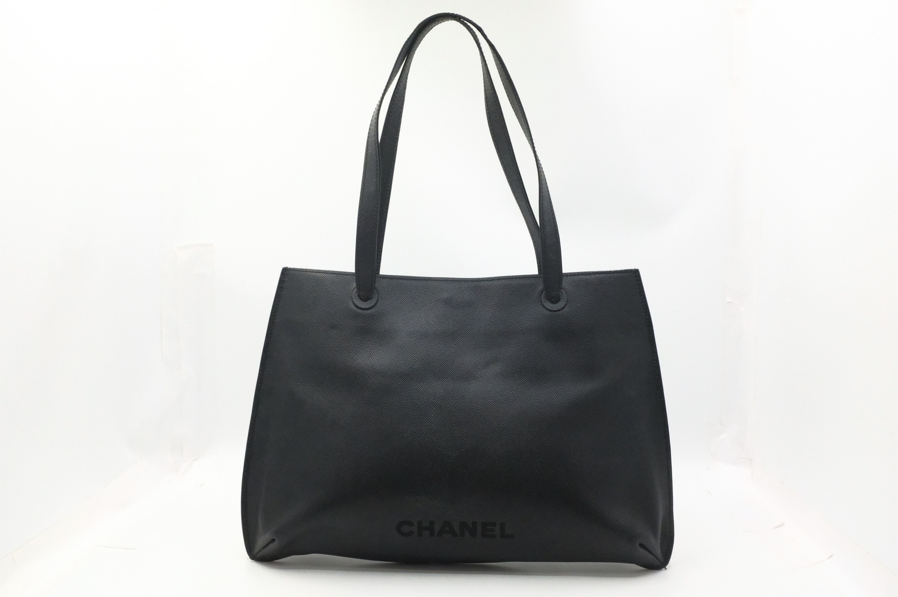 シャネルキャビアスキン トートバッグ トートバッグ レディース