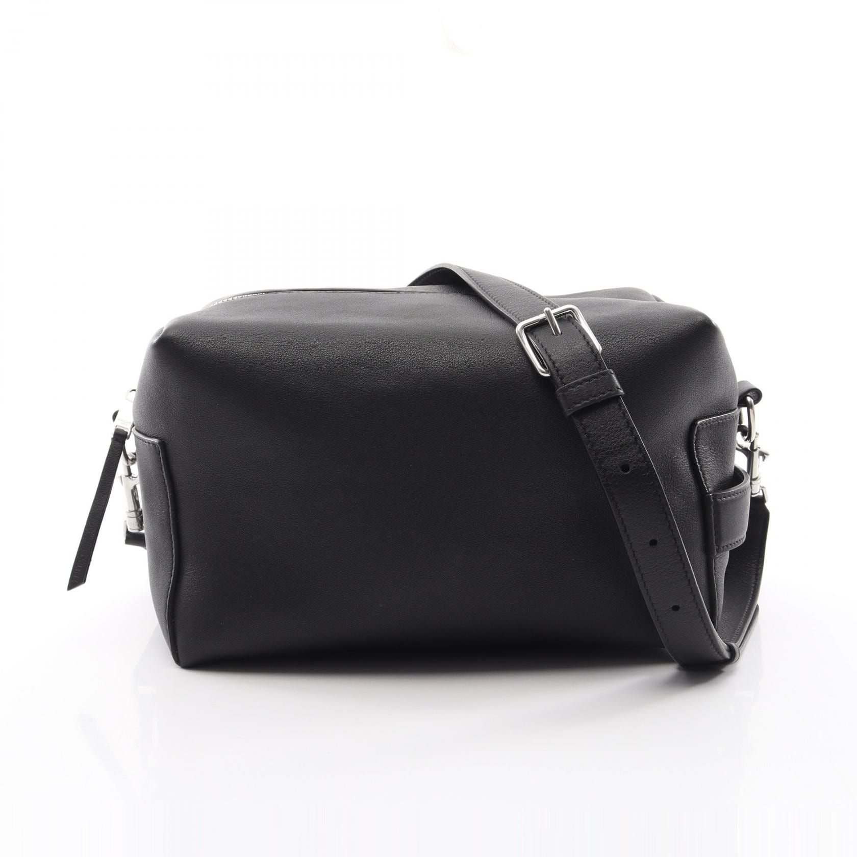 セリーヌ CELINE テイクアウェイ ショルダーバッグ バッグ レザー メンズ ブラック系 【中古】