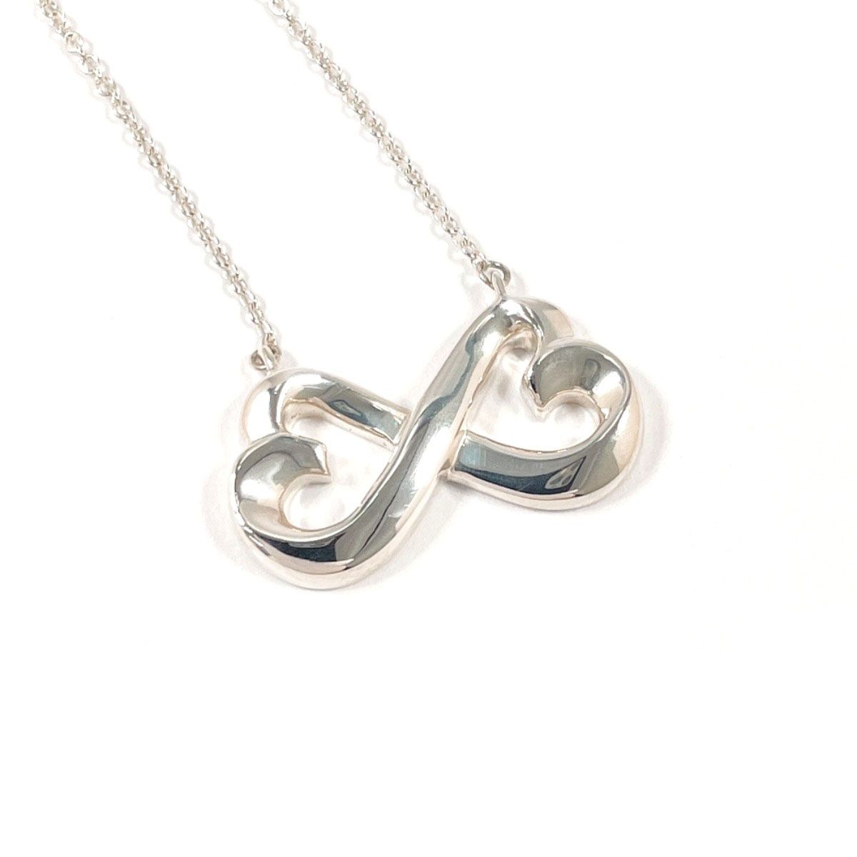 ティファニー ネックレス ダブルラビングハート パロマピカソ  シルバ