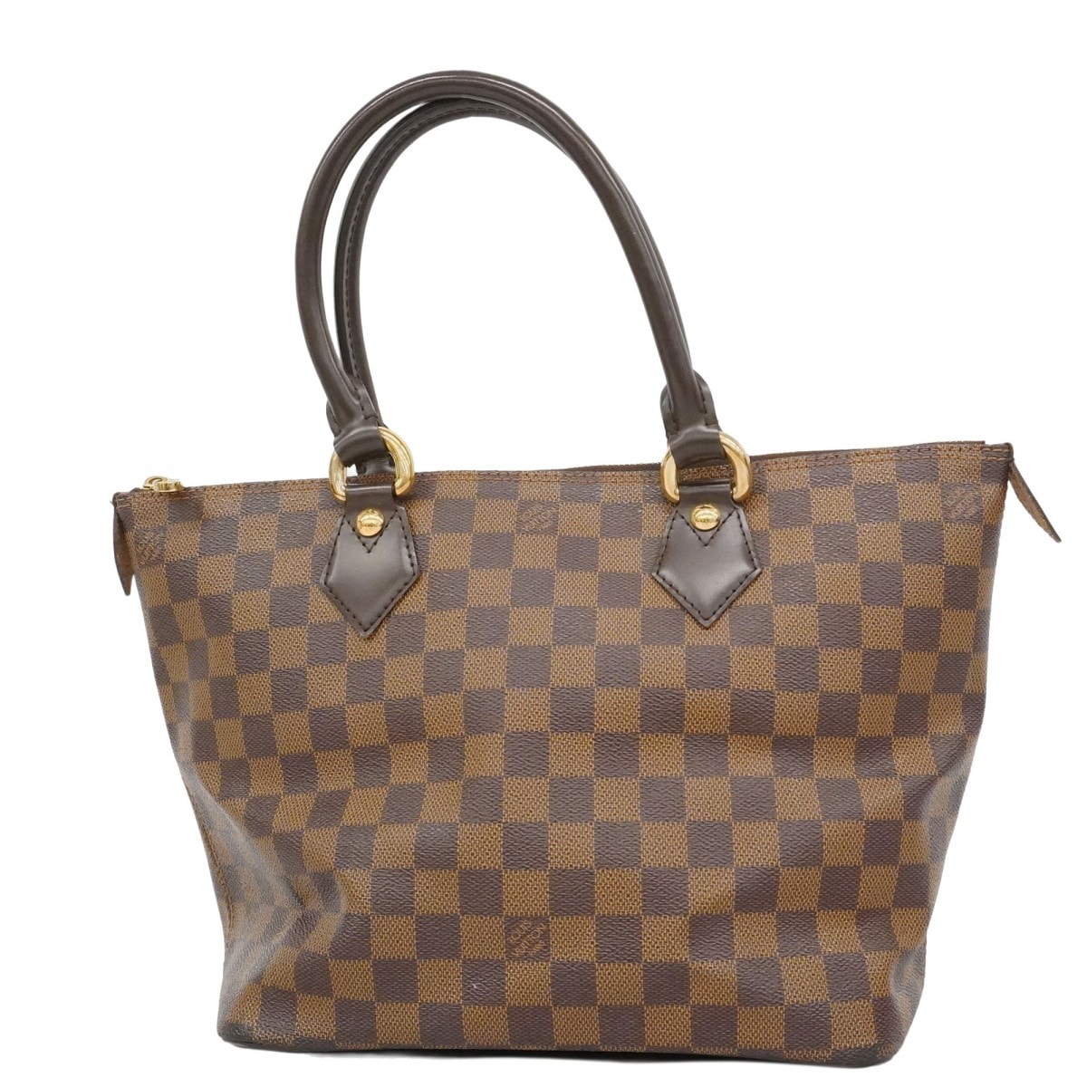 【6dd4015】ルイヴィトン ハンドバッグ ダミエ サレヤPM N51183 エベヌ【中古】レディース