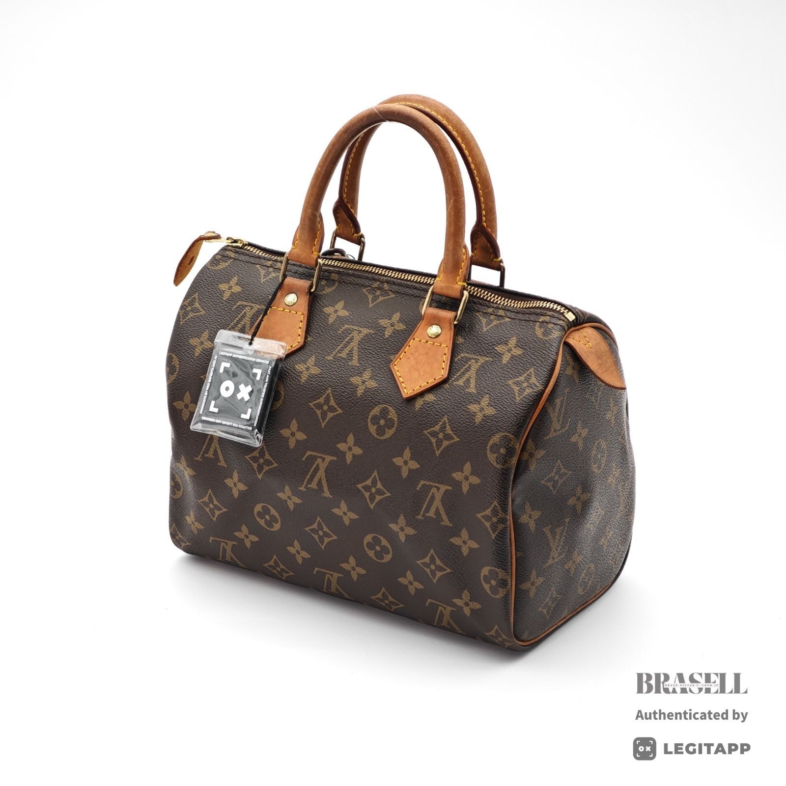 LOUIS VUITTON ルイ・ヴィトン スピーディ25 Monogram スピーディ25 M41528 VI1902 ハンドバッグ Monogram Canvas Brown レディース