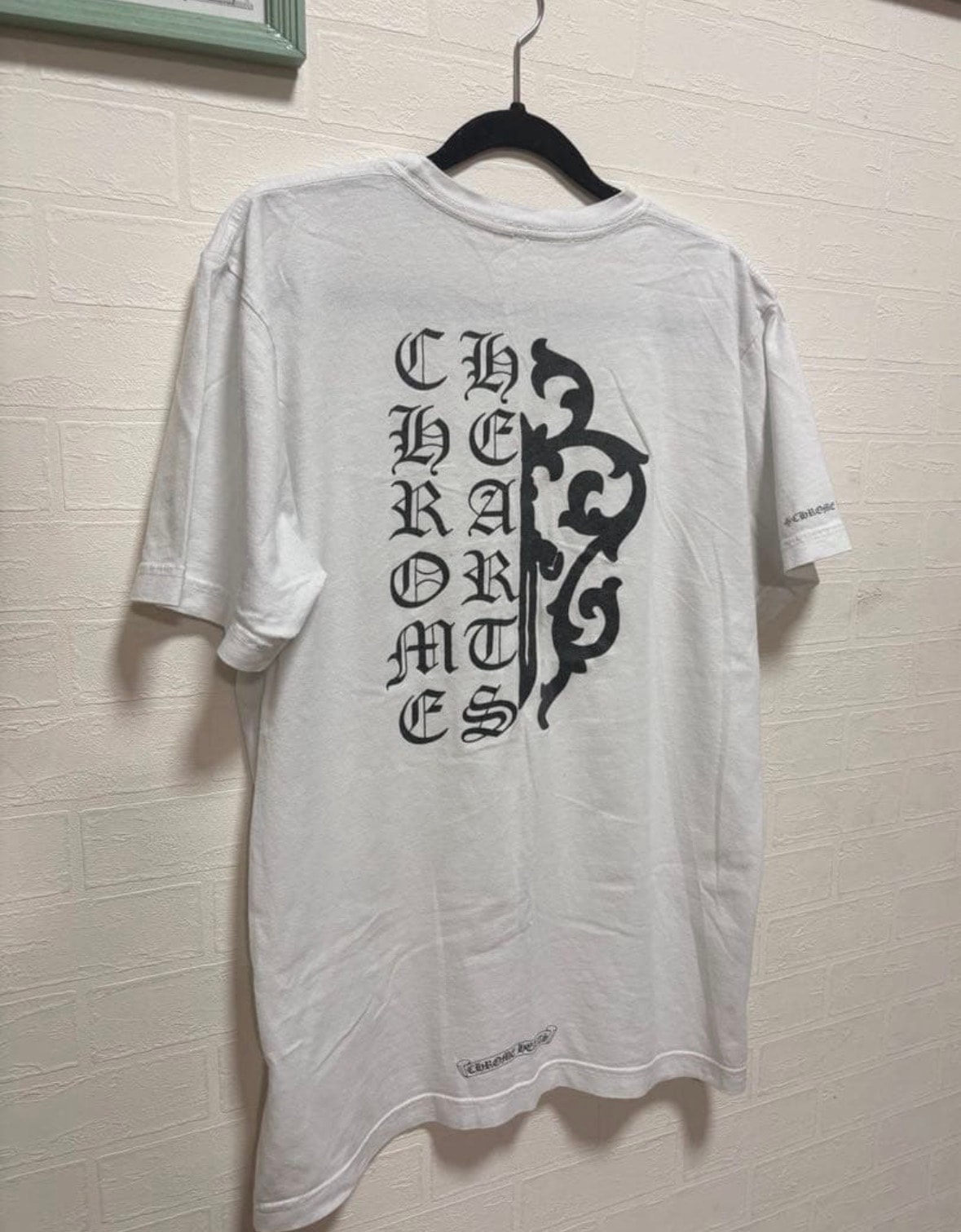 Chrome Hearts Half Dagger Print Pocket T-Shirt "White"