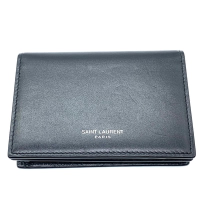 Saint Laurent Business Card Case Black