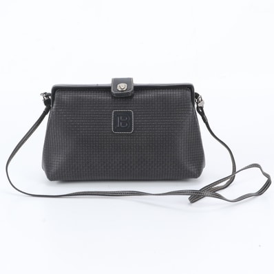 ■美品 バリー Bロゴ エンボスショルダーバッグ レザー