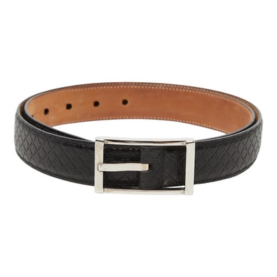 グッチ ディアマンテ ベルト サイズ:90/36 268239 ブラック レザー メンズ GUCCI 【中古】