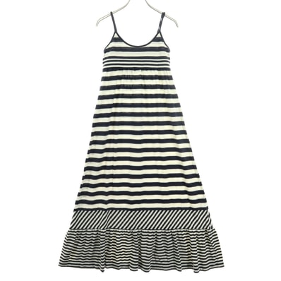 BEAMS HEART ビームスハート ノースリーブ キャミワンピース F ネイビー系