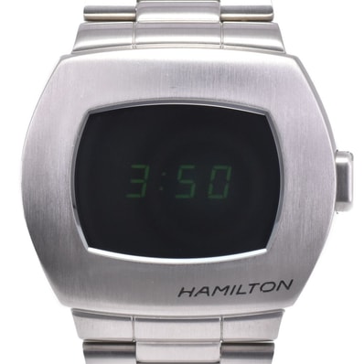 ハミルトン HAMILTON H52414131 アメリカンクラシック PSR クォーツ メンズ 美品 箱・保証書付き C#146902