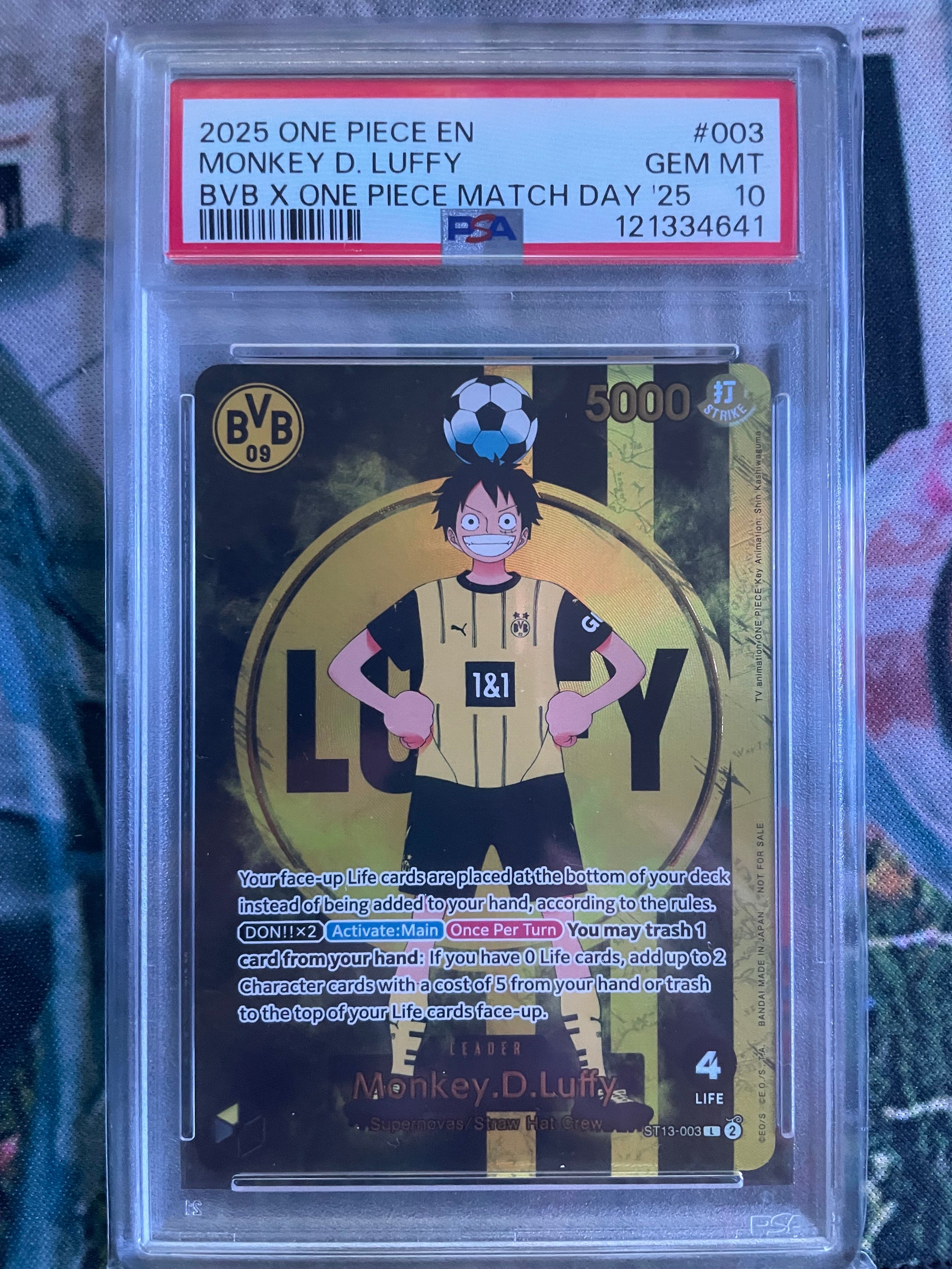 モンキー・D・ルフィ L [ST13-003]【英語版】(プロモーションカード「ボルシアドルトムント × ONE PIECE マッチデー 2025」)