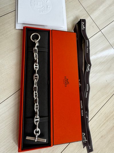 Hermes Chaine D'ancre MM Bracelet "Silver"